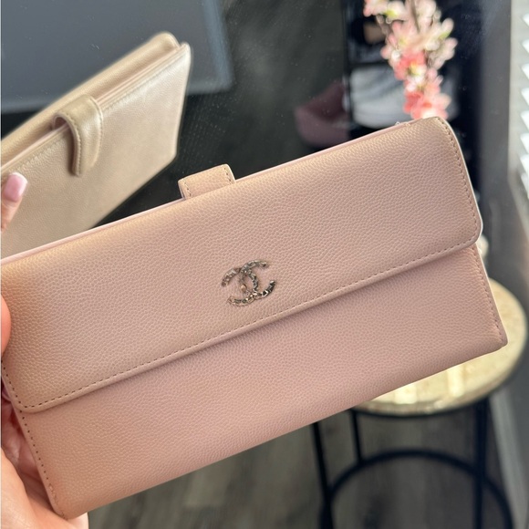 Authentic Chanel Pink Clutch/Wallet On Chain Bag - Picture 13 of 16
